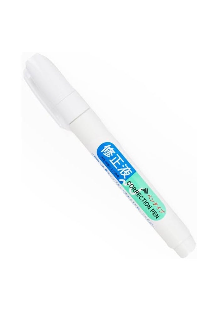 Daiso Correction Pen | Precise White Ink Pen for Mistake Correction | Smooth & Quick-Dry Formula - Image 1